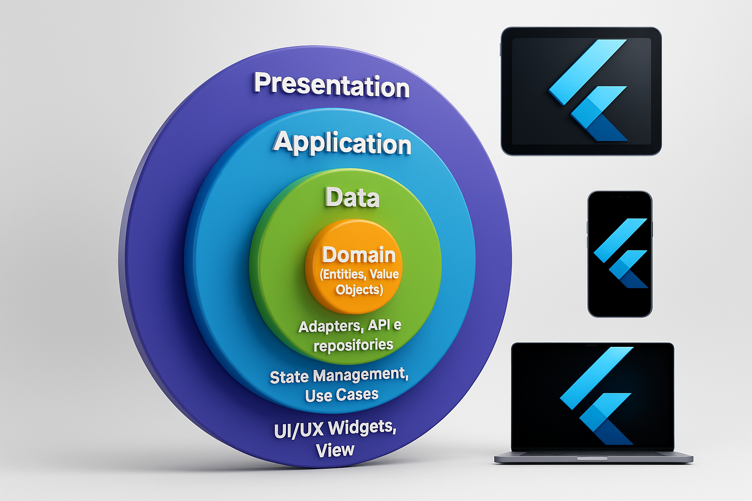 Progettazione architettura MVVM a 4 layer