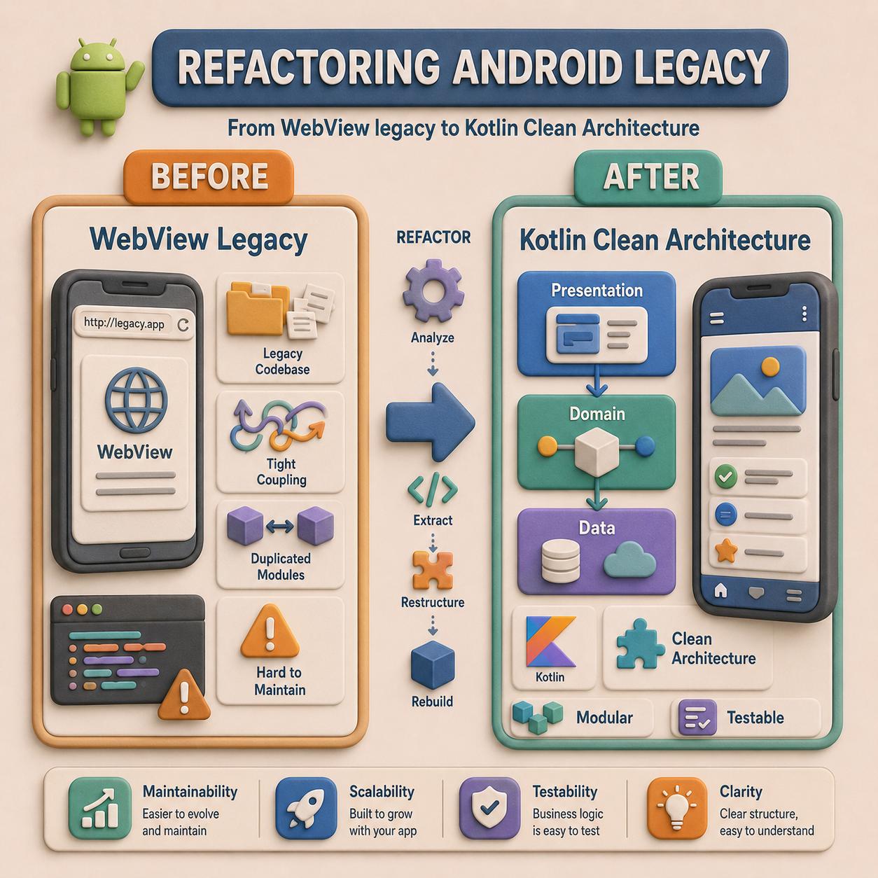 Refactoring Android legacy con Strangler Fig Pattern