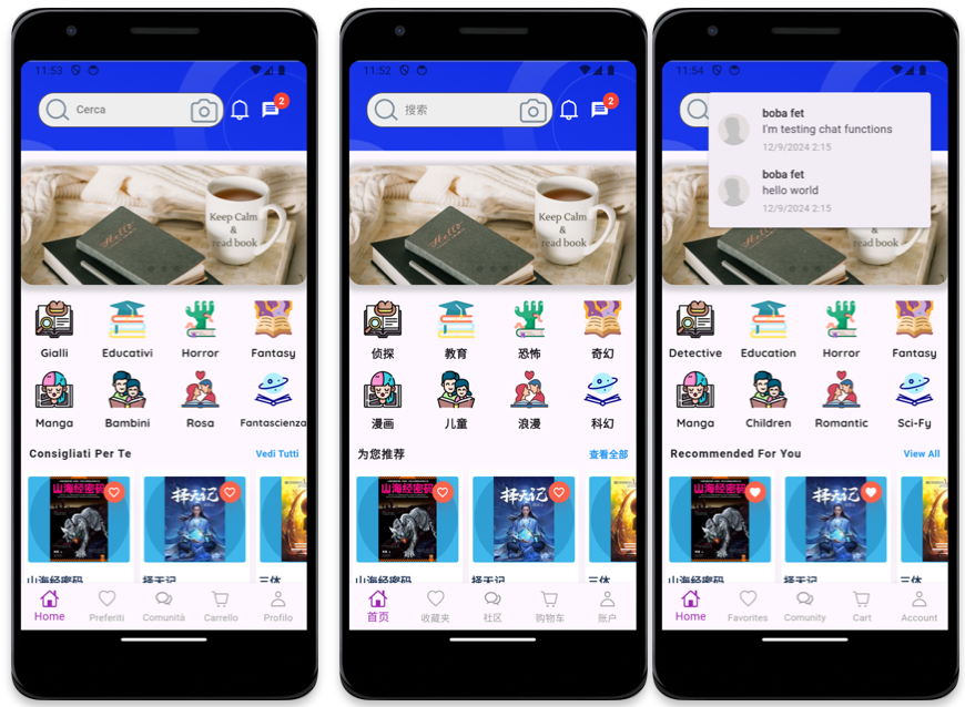 Esempi con supporto multilingua e componenti accessibili in Flutter 1